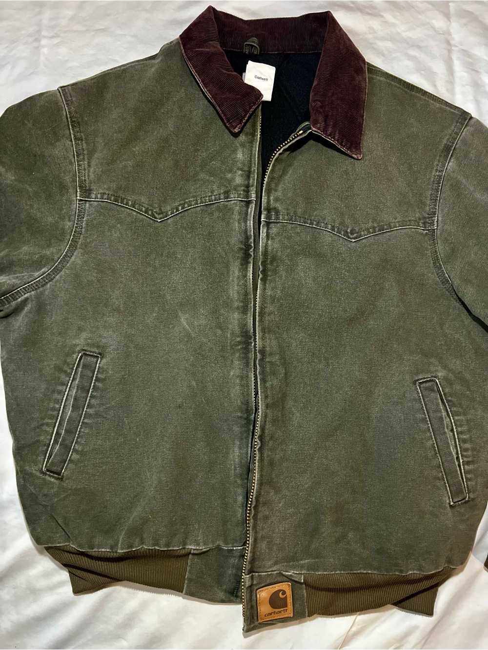 Vintage July 2003 Carhartt MINT  J14 MOS Santa Fe Jacket – Moss Green